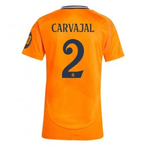 Real Madrid Daniel Carvajal #2 Udebanetrøje Dame 2024-25 Kort ærmer